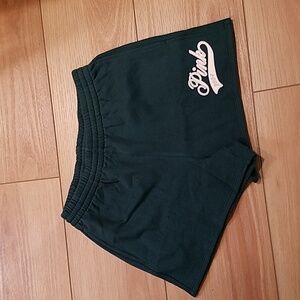 PINK fleece shorts